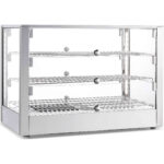 3 līmeņu apsildāma vitrīna 115 litri galda virsmas | Adexa HW115