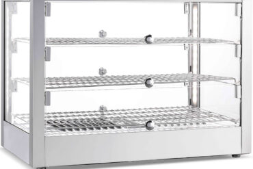 3 līmeņu apsildāma vitrīna 115 litri galda virsmas | Adexa HW115