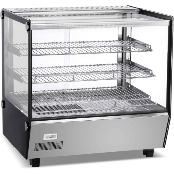 3 līmeņu apsildāma vitrīna 120 litri Letes virsma | Adexa HW120
