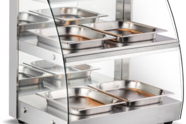 2 līmeņu apsildāma vitrīna 650x464x645mm uz letes | Adexa HW2D2