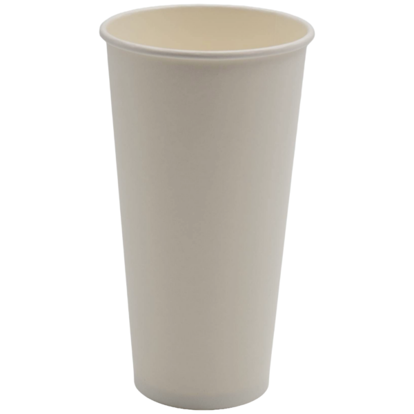 1000 gab Kompostējamas Auksto Dzērienu Krūzes Viena siena 20oz/591ml Baltas | Adexa PCC20W