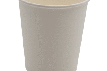 500 gab Kompostējamas kafijas krūzes Divkārša siena 12oz/355ml Balts | Adexa PCDW12W