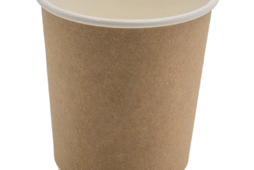 500 gab Kompostējamas Kafijas Krūzes Dubultā siena 8oz/237ml Baltas | Adexa PCDW8B