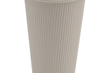 500 gab. Kompostējamas Kafijas Krūzes Viena siena 16oz/437ml Baltas | Adexa PCRW16W