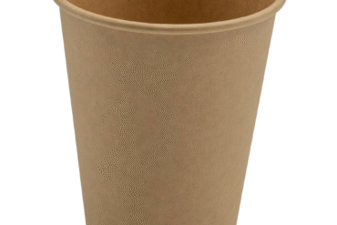 1000 gab. Kompostējamas kafijas krūzes, vienas sienas, 12oz/355ml Kraft | Adexa PCSW12K