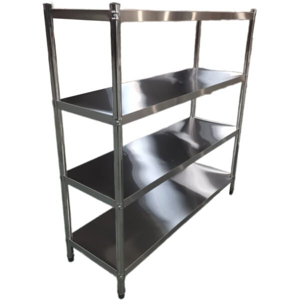 Nerūsējošā tērauda plaukti Apaļas kājas 4 plaukti | Adexa QHRS1505