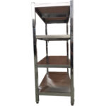 Nerūsējošā tērauda plaukti Kvadrātveida kājas 4 plaukti | Adexa QHSS1805 - Image 6