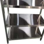 Nerūsējošā tērauda plaukti Kvadrātveida kājas 4 plaukti | Adexa QHSS1805 - Image 3