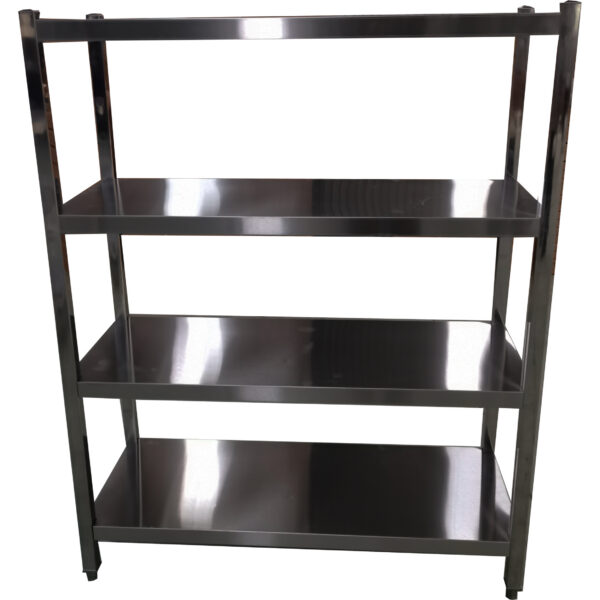 Nerūsējošā tērauda plaukti Kvadrātveida kājas 4 plaukti | Adexa QHSS1805