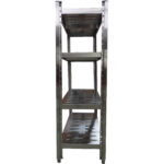 Nerūsējošā tērauda plaukti ar 4 regulējamiem plauktiem ar caurumiem | Adexa QHSSAP1505 - Image 4