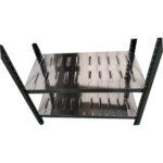 Nerūsējošā tērauda plaukti ar 4 regulējamiem plauktiem ar caurumiem | Adexa QHSSAP1505 - Image 2