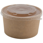 300 gabali Vāki salātu bļodai apaļi 750&1000ml PE | Adexa SBCL7501000 - Image 2