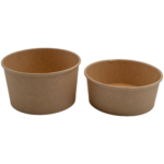 300 gab. Kraft salātu bļoda apaļa 1000 ml PE | Adexa SB1000K - Image 2