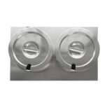 Komerciālais Hotpot Bain Marie GN1/1 2 x 7 litri | Adexa WH706627P - Image 3