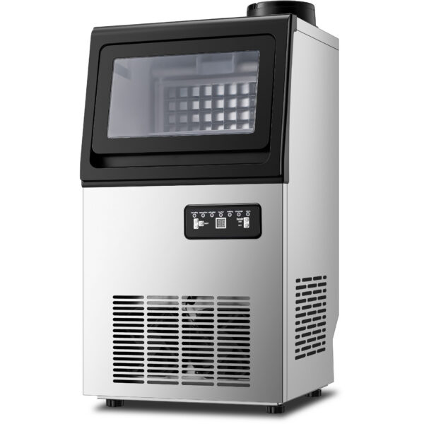Komerciālā ledus kubiņu mašīna, zem letes 35kg/24h Nerūsējošais tērauds | Adexa CIM35SS