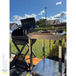 Premiuma darba galds ar apakšplauktu 304 nerūsējošais tērauds Piemērots ārā 600x600x900mm | Adexa Elite ET26060 - Image 6