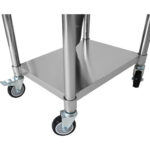 Komerciāla ledus tvertne ar diviem plastmasas paplātēm, riteņiem un vāku, nerūsējošais tērauds, 30 litri | Adexa CIBT1924C - Image 8