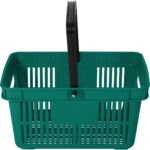 Plastmasas Iepirkumu Grozs 480x325x250 Zaļš | | Adexa PH001G - Image 3