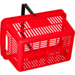 Iepirkumu grozs plastmasas 480x325x250 sarkans | | Adexa PH001R - Image 2