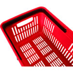 Iepirkumu grozs plastmasas 480x325x250 sarkans | | Adexa PH001R - Image 4