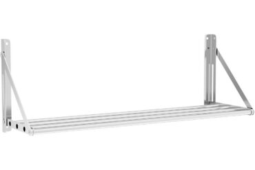 Cauruļu stila saliekama sienas plaukts no nerūsējošā tērauda 1000x300x270mm | Adexa 331003