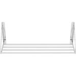 Cauruļu stila saliekama sienas plaukts no nerūsējošā tērauda 1000x300x270mm | Adexa 331003 - Image 2