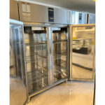 1400l Komerciālais ledusskapis Nerūsējošā tērauda vertikālais skapis Vienas durvis GN2/1 Ventilēta dzesēšana | Ndustrio CPG202UC - Image 2