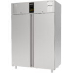 1400l Komerciālais ledusskapis Nerūsējošā tērauda vertikālais skapis Vienas durvis GN2/1 Ventilēta dzesēšana | Ndustrio CPG202UC