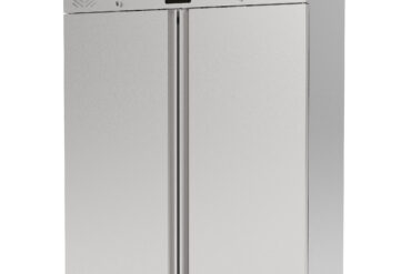 1400l Komerciālais ledusskapis Nerūsējošā tērauda vertikālais skapis Vienas durvis GN2/1 Ventilēta dzesēšana | Ndustrio CPG202UC