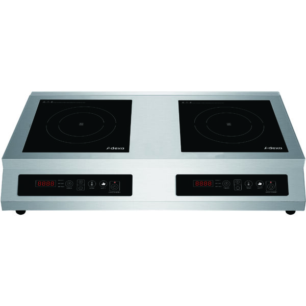 Dubultā komerciālā indukcijas plīts 2 x 3.5kW | Adexa CX002