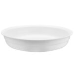 Pasniegšanas un sildīšanas katls ar stikla vāku un keramikas ieliktni Trīsslāņu krāsots pārklājums ⌀320x120mm Oranžs | Adexa E0912015M - Image 2