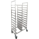 20 līmeņu Divkāršais Plauktu/Paliktņu/Veidņu Ratiņi platumam 222-352mm Nerūsējošais Tērauds | Adexa PT10D - Image 4