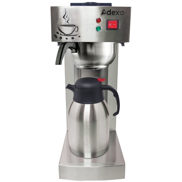 Komerciāla filtra kafijas automāts Manuāla uzpilde 2 litru Termoss | Adexa RV386
