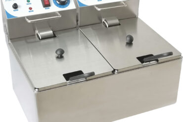 Komerciālais dubultais friteris 6 + 6 litri 2.5kW virsbūves modelis | Adexa WH102A