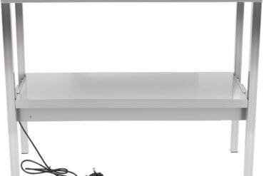 Komerciāls apsildāms virtuves portāls 2 līmeņi Nerūsējošais tērauds 1200x335x700mm | Adexa WHESP1203470