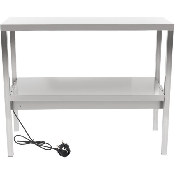 Komerciāls apsildāms virtuves portāls 2 līmeņi Nerūsējošais tērauds 1200x335x700mm | Adexa WHESP1203470