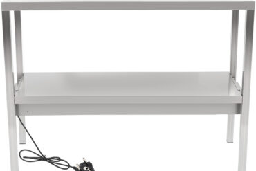 Komerciāla apsildāma virtuves pāreja 2 līmeņi Nerūsējošais tērauds 1500x335x700mm | Adexa WHESP1503470