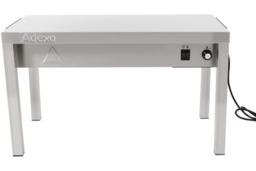 Komerciāla apsildāma virtuves konveijera 1 līmenis Nerūsējošais tērauds 600x335x350mm | Adexa WHESP603435