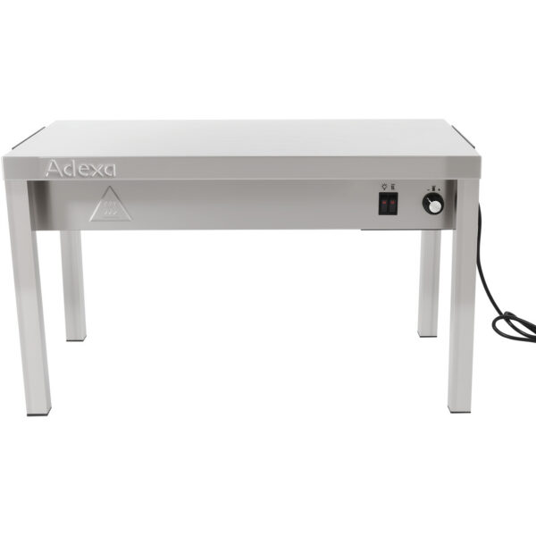 Komerciāla apsildāma virtuves konveijera 1 līmenis Nerūsējošais tērauds 600x335x350mm | Adexa WHESP603435