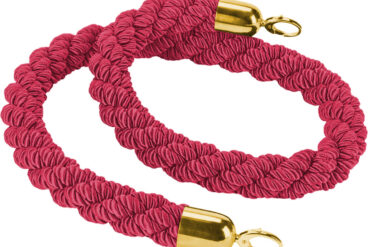 Sarkana barjeras virve ar zelta galiem 1,5m | Adexa BR01RG