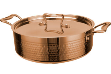 Kalts sautējuma katls ar vāku, trīsslāņu ⌀300x110mm 7,8 litri varš | Adexa C0311012C