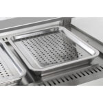 Apsildāma vitrīna 2 līmeņi Atveras aizmugurē un priekšpusē 700x655x740mm Galda virsma | Adexa HW2X2 - Image 9