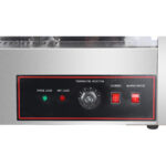 Apsildāms vitrīnas skapis ar 2 līmeņiem, atverams no aizmugures un priekšpuses, 1200x655x740mm, uz letes | Adexa HW2X4 - Image 6