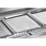 Apsildāms vitrīnas skapis ar 2 līmeņiem, atverams no aizmugures un priekšpuses, 1200x655x740mm, uz letes | Adexa HW2X4 - Image 4