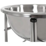 Nerūsējošā tērauda maisīšanas bļodu ratiņi ar bļodu un 2 plauktiem 622x457x838mm | Adexa MBXS002 - Image 6