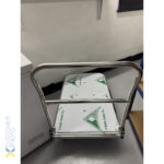 Platformas ratiņi Nerūsējošais tērauds 800kg Salokāms rokturis 1100x600x1060mm | Adexa ST047C - Image 2