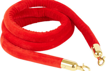Sarkanais samta barjeras virve ar zelta galiem 1.5m | Adexa VR01RG