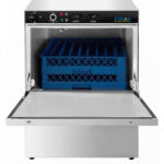 Komerciālā trauku mazgājamā mašīna 500 šķīvji/stundā 500mm grozs Drenāžas sūknis Mazgāšanas līdzekļa sūknis Skalošanas līdzekļa sūknis 230V/1 fāze | Adexa WZ50DRDP - Image 4