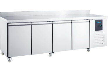 Komerciālais saldētavas lete ar 4 durvīm GN1/1 aizmugurējo atduri | Adexa DRGN4200BT