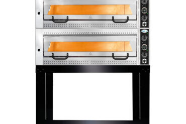 Premium picas krāsns ar 2 kamerām, ietilpība 12 x 35 cm picas, elektriska, nerūsējošā tērauda priekšpuse | Adexa PEF105702SE